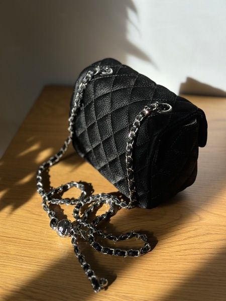 Міні сумка &laquo;Ніна&raquo; екошкіра, чорна, 18х14х8 см